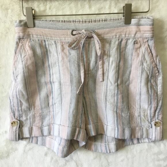 Calvin Klein Pink with Mixed-Striped Shorts - Picture 2 of 12